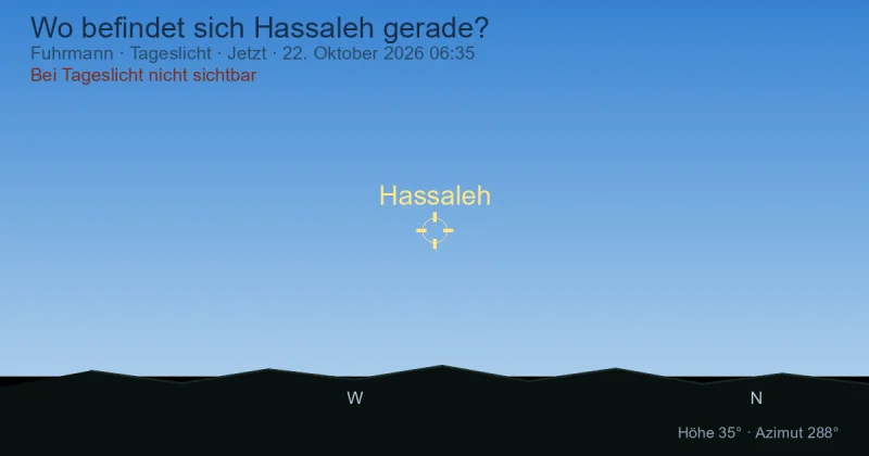 Wo befindet sich Hassaleh gerade?
