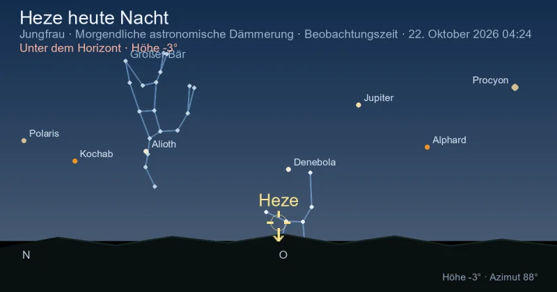 Heze heute Nacht