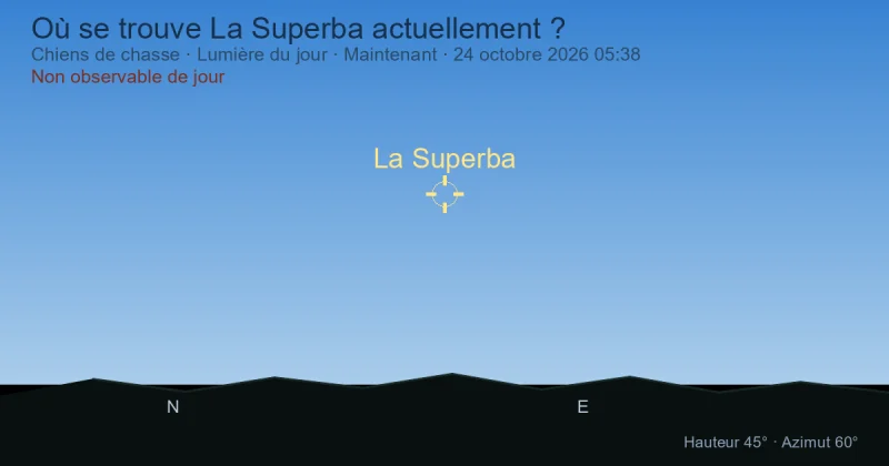 Où se trouve La Superba actuellement ?