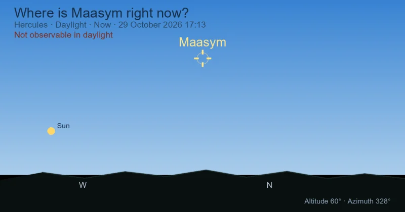 Where is Maasym right now?