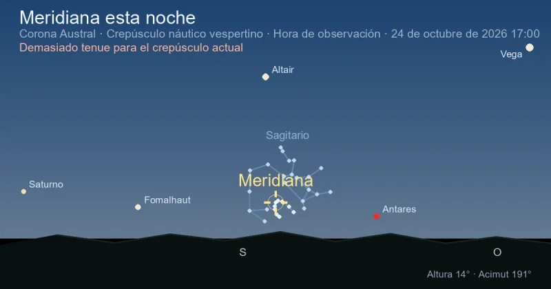 Meridiana esta noche