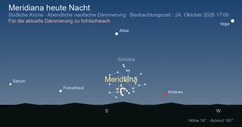 Meridiana heute Nacht