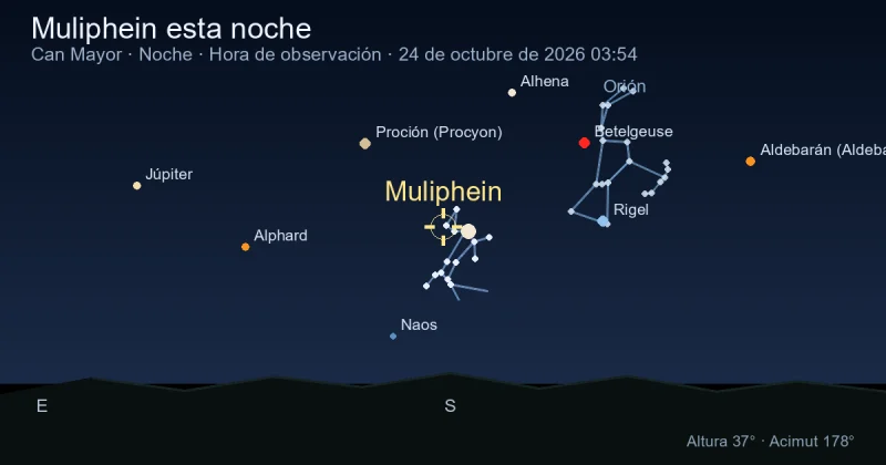 Muliphein esta noche