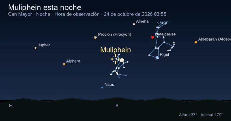 Muliphein esta noche