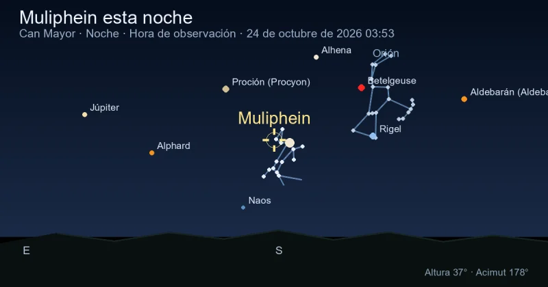 Muliphein esta noche