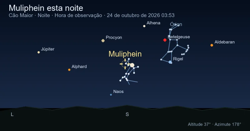 Muliphein esta noite