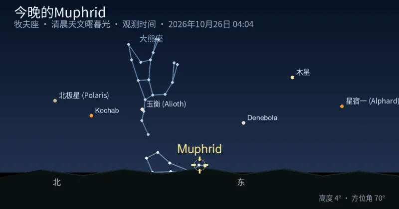 今晚的Muphrid