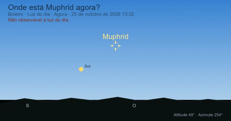 Onde está Muphrid agora?