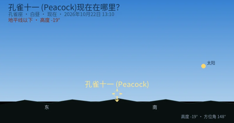 孔雀十一 (Peacock)现在在哪里？