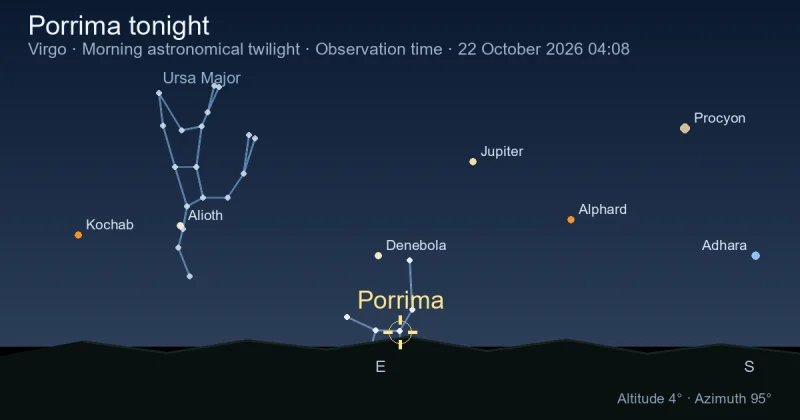 Porrima tonight