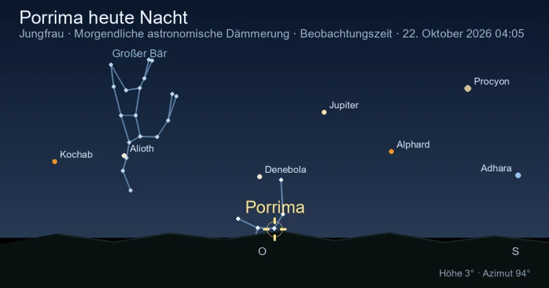 Porrima heute Nacht