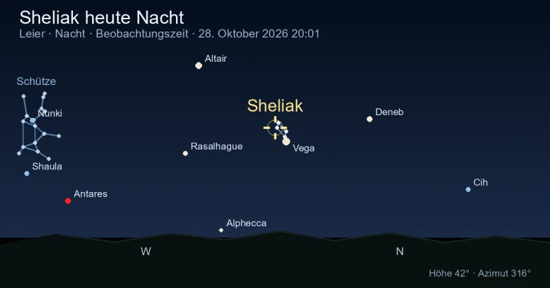 Sheliak heute Nacht