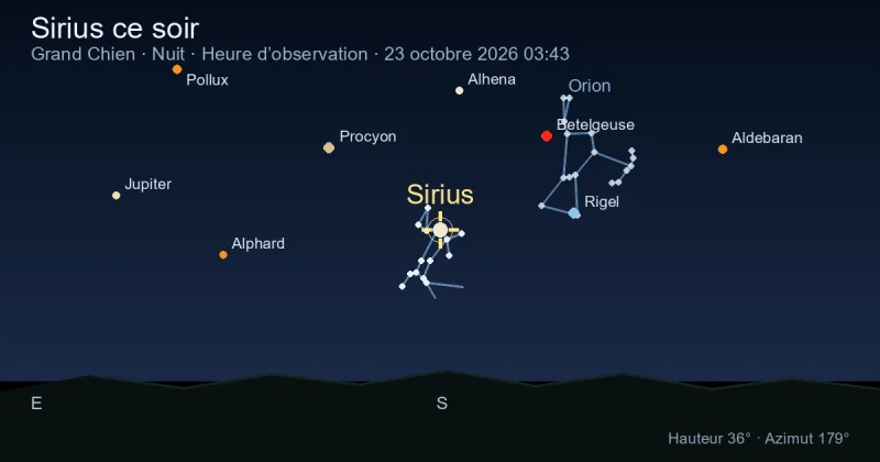 Sirius ce soir