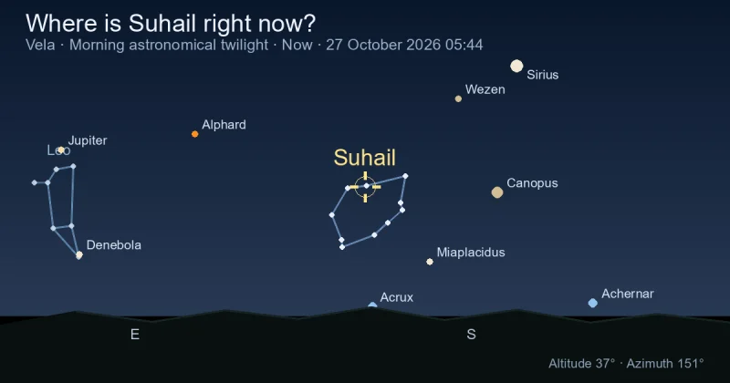 Where is Suhail right now?