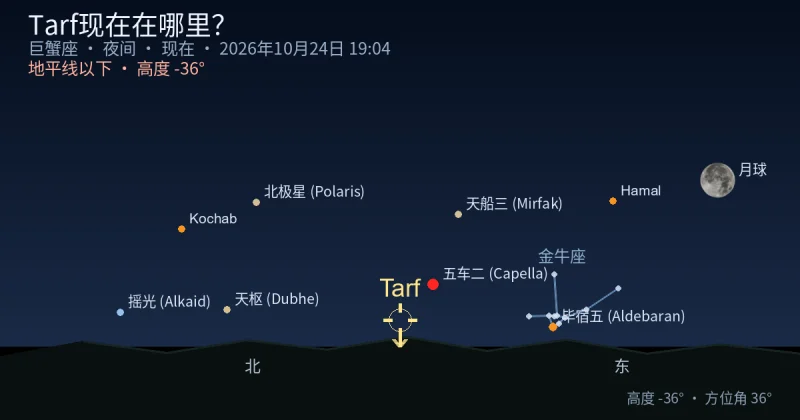 Tarf现在在哪里？