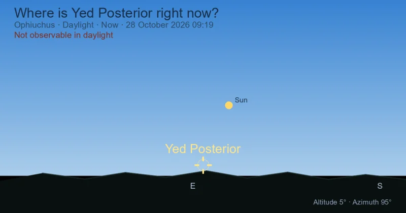 Where is Yed Posterior right now?