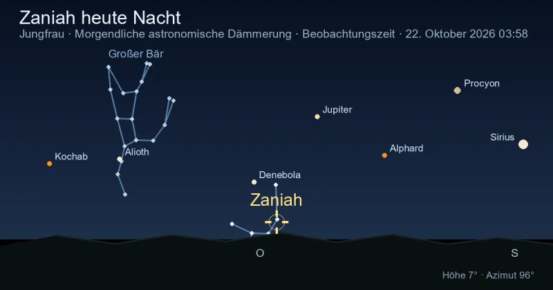 Zaniah heute Nacht