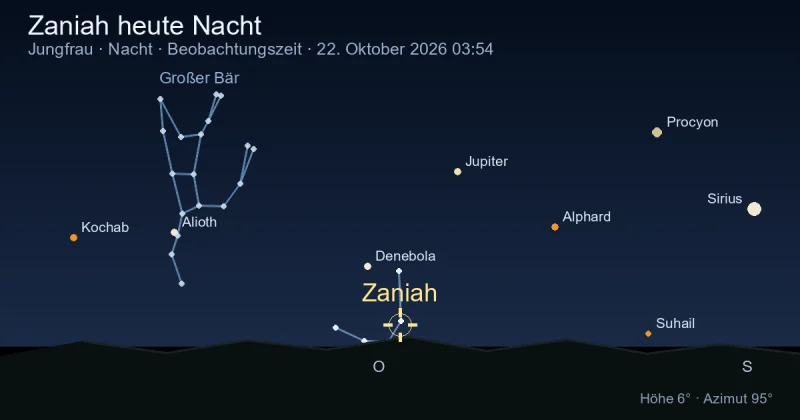 Zaniah heute Nacht
