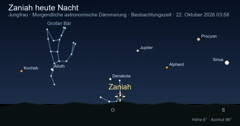 Zaniah heute Nacht