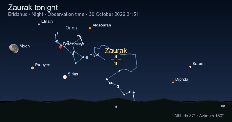 Zaurak tonight