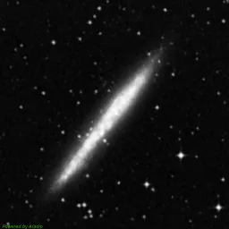 IC5052 — imagem com filtro azul