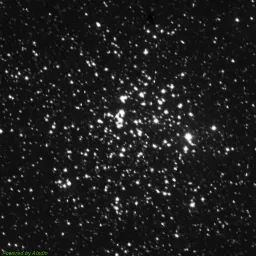 M52 photo taken with blue filter