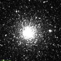 M56 photo taken with blue filter