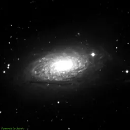 M63 photo taken with blue filter