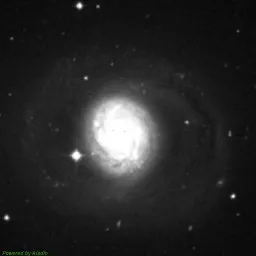 M77 photo taken with blue filter