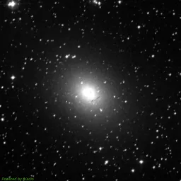 NGC0185 photo taken with blue filter