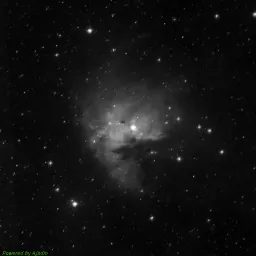 NGC0281 photo taken with blue filter