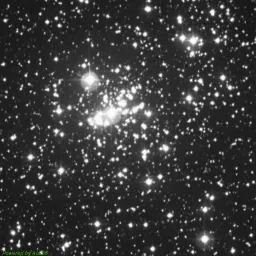 NGC0869 photo taken with blue filter