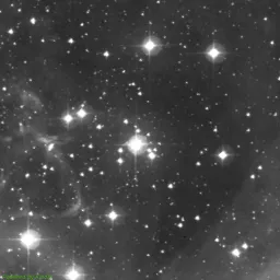 NGC2239 photo taken with blue filter