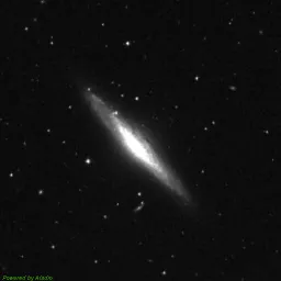 NGC2683 photo taken with blue filter