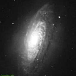 NGC3521 photo taken with blue filter