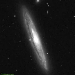 NGC4216 photo taken with blue filter