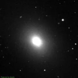 NGC4365 photo taken with blue filter