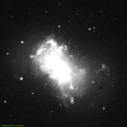 NGC4449 photo taken with blue filter