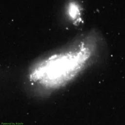 NGC4490 photo taken with blue filter