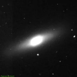 NGC4526 photo taken with blue filter