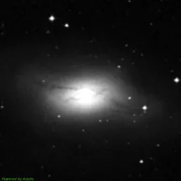 NGC4753 photo taken with blue filter