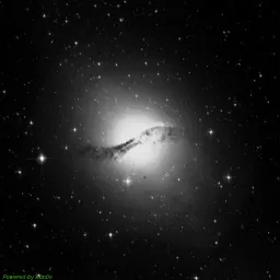 NGC5128 photo taken with blue filter