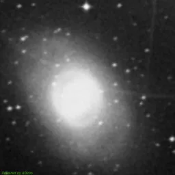 NGC6684 — imagem com filtro azul