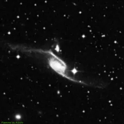 NGC6872 — imagem com filtro azul