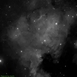 NGC7000 photo taken with blue filter