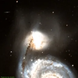 NGC5195 color image