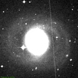 M77 photo taken with red filter