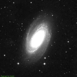 M81 photo taken with red filter