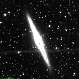 NGC0891 photo taken with red filter