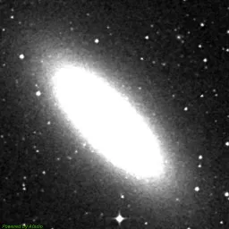 NGC3115 photo taken with red filter